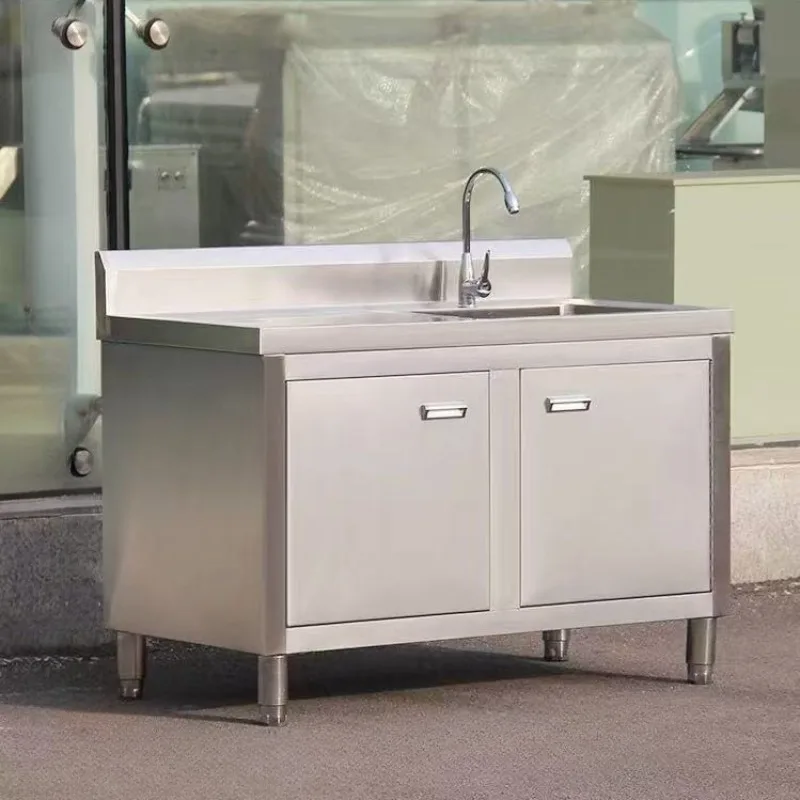 Commercial Kitchen Worktops - Extra dikke roestvrijstalen spoelbak voor de